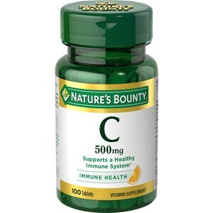 Nature's Bounty Pure Vitamin C Tablets 500mg, 100 Ct , CVS
