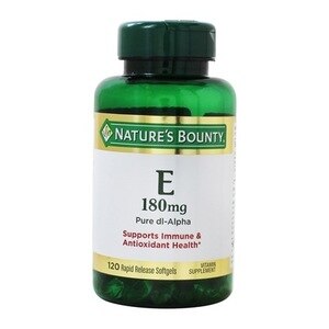 Nature's Bounty Vitamin E Softgels 180mg, 120CT