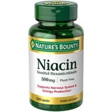 Nature's Bounty Flush Free Niacin Capsules 500mg, 120CT, thumbnail image 1 of 2
