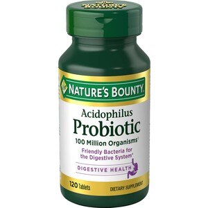 Nature's Bounty - Tabletas de probiótico de acidófilos, 100 u.