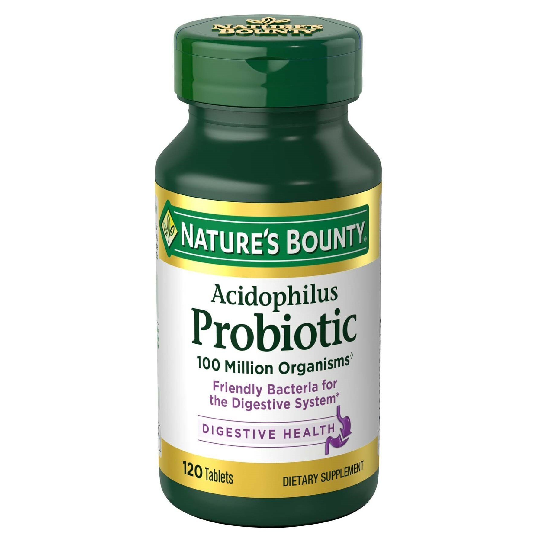 Nature's Bounty Acidophilus Probiotic Tablets, 100CT