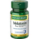 Nature's Bounty Melatonin Tablets 1mg, 180CT, thumbnail image 1 of 1