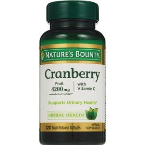 Nature's Bounty Cranberry Plus Vitamin C Softgels 4200mg