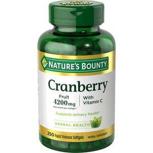 Nature's Bounty Cranberry Plus Vitamin C Softgels 4200mg