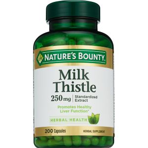 Nature's Bounty Milk Thistle Capsules 250mg, 200 Ct , CVS