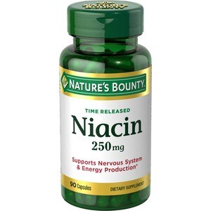  Nature's Bounty Niacin Capsules 250mg, 90CT 