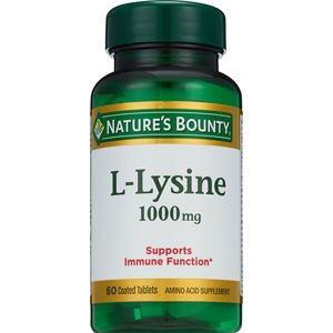 Nature's Bounty - Tabletas de l-lisina, 1000 mg, 60 u.