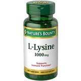 Nature's Bounty L-Lysine Tablets 1000mg, 60CT, thumbnail image 1 of 1