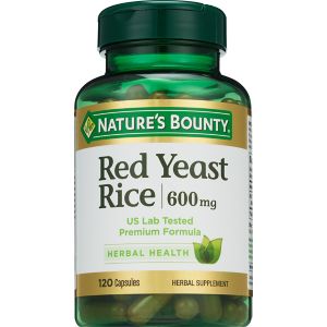 Nature's Bounty Red Yeast Rice Capsules 600mg, 120 Ct , CVS