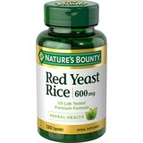 Nature's Bounty Red Yeast Rice Capsules 600mg, thumbnail image 1 of 3