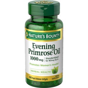 Nature's Bounty Evening Primrose Oil Softgels 1000mg, 60 Ct , CVS