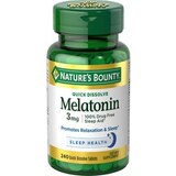 Nature's Bounty Melatonin Tablets 3mg, 240CT, thumbnail image 1 of 3