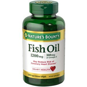 Nature's Bounty - Aceite de pescado en cápsulas blandas, 1200 mg