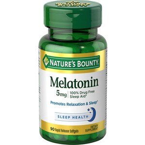 Nature's Bounty - Cápsulas blandas de melatonina, 5 mg, 60 u.