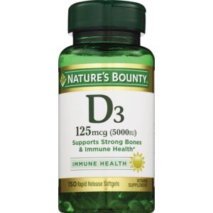 Nature's Bounty Vitamin D3 Softgels 5000 IU, 150CT