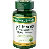 Nature's Bounty Echinacea and Goldenseal Plus Capsules, 100CT, thumbnail image 1 of 3