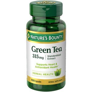 Nature's Bounty - Extracto de té verde en cápsulas, 315 mg, 100 u.