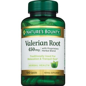 Nature's Bounty - Cápsulas de raíz de valeriana, 450 mg, 100 u.