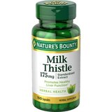 Nature's Bounty Milk Thistle Caplets 175mg, 100CT, thumbnail image 1 of 1