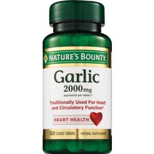 Nature's Bounty Garlic Tablets 2000mg, 120 Ct , CVS