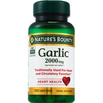 Nature's Bounty - Ajo en tabletas, 2000 mg, 120 u.