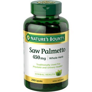 Nature's Bounty - Saw Palmetto natural en cápsulas, 450 mg, 250 u.