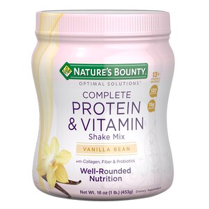Nature's Bounty Optimal Solutions - Batido de proteínas, Vanilla, 16 oz
