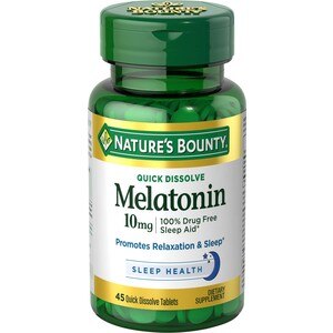 Nature's Bounty - Tabletas de melatonina, 10 mg, 45 u.