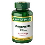 Nature's Bounty Magnesium Tablets 500mg, thumbnail image 1 of 6