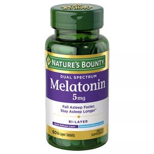 Natures Bounty Nature's Bounty Dual Spectrum Melatonin 5mg Bi-Layer Tablets, 60 Ct , CVS