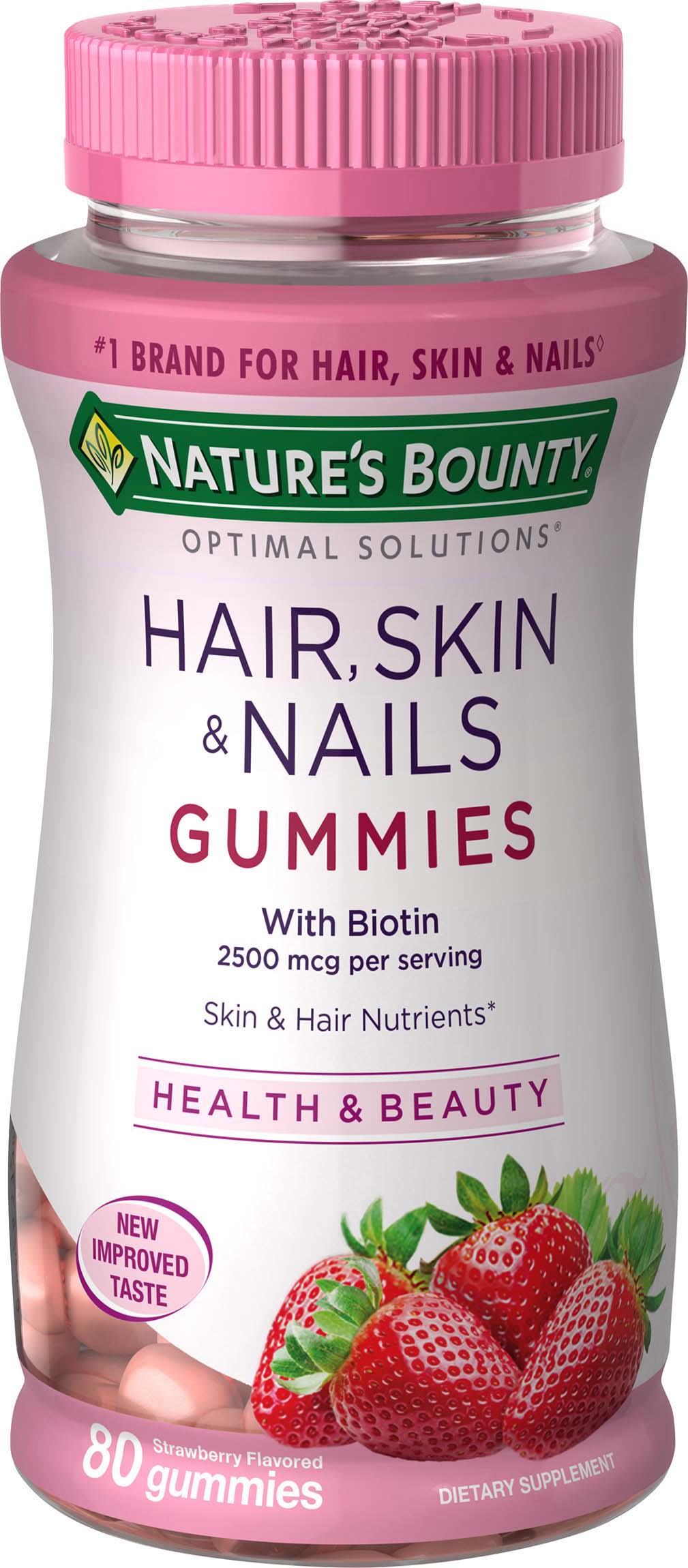 Nature's Bounty Optimal Solutions Hair, Skin & Nails Gummies