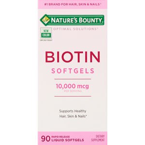 Nature's Bounty - Biotina en cápsulas blandas, 10000 mcg