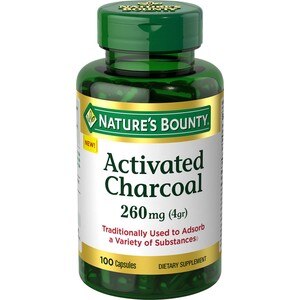 Nature's Bounty Activated Charcoal, 260 mg, 100 CT