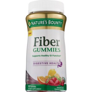 Nature's Bounty Fiber Gummies, 50CT