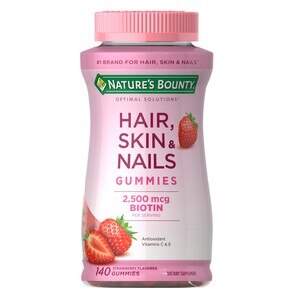 Nature's Bounty Optimal Solutions Hair, Skin, Nails Gummies, 140CT