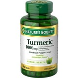Nature's Bounty Turmeric Plus Black Pepper Extract Capsules, 1,000 mg, 60 CT, thumbnail image 1 of 2