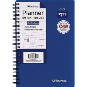 PlanAhead 15-Month Planner, Assorted Colors