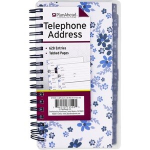 PlanAhead Telephone Address Book, 628 Entries