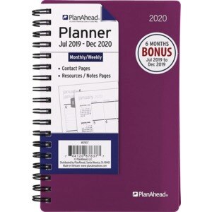  PlanAhead  2020-2021 Small 18-Month Home/Office Planner 