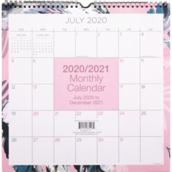 PlanAhead Fashion 18Month Wall Calendar, Assorted Styles Pick Up In