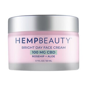 Hemp Beauty Bright Day 100mg CBD Face Cream, 1.7 OZ - State Restrictions Apply