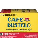 Cafe Bustelo Espresso K-Cup Pods, 12 ct, thumbnail image 1 of 1