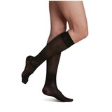 SIGVARIS Sheer Fashion Knee High Compression Socks , Black, thumbnail image 3 of 3