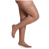 Sigvaris Well-being Women's Sheer Fashion Thigh-High, Golden, 15-20mmHg, thumbnail image 4 of 4