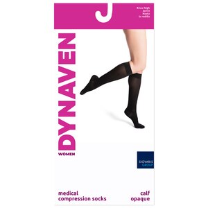 Dynaven Compression Socks, Women's, 20-30mmHg, Size SS, Light Beige