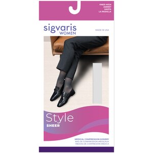 Sigvaris 782C Style Sheer Compression Hosiery 20-30mmHg, O MS, Natural , CVS