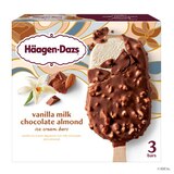 Haagen-Dazs Vanilla Milk Chocolate Almond Ice Cream Bars, 3ct, thumbnail image 1 of 9