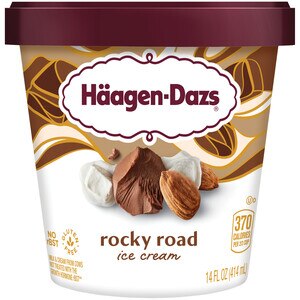 Haagen-Dazs Rocky Road Ice Cream, 14oz