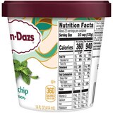 Haagen-Dazs Mint Chip Ice Cream, 14oz, thumbnail image 5 of 6