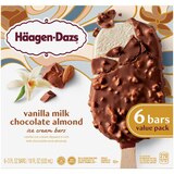 Haagen-Dazs Vanilla Milk Chocolate Almond Ice Cream Bars, 6ct, thumbnail image 5 of 7